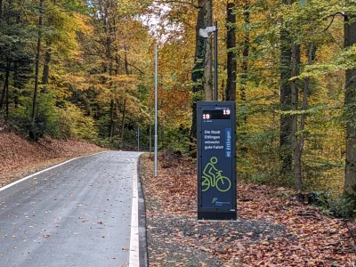 In Ettlingen zählt NEO.COUNT den Radverkehr